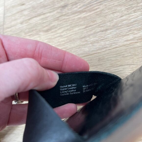 Madewell Womens Slip On Leather Slide Sandal Size 9.5 Black Double Strap Casual - Picture 6 of 9